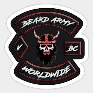 Beard Army Sticker